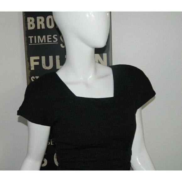 BB Collections Dress Size 4 Black Vintage 80's Cocktail Open Back Made USA - Picture 11 of 16